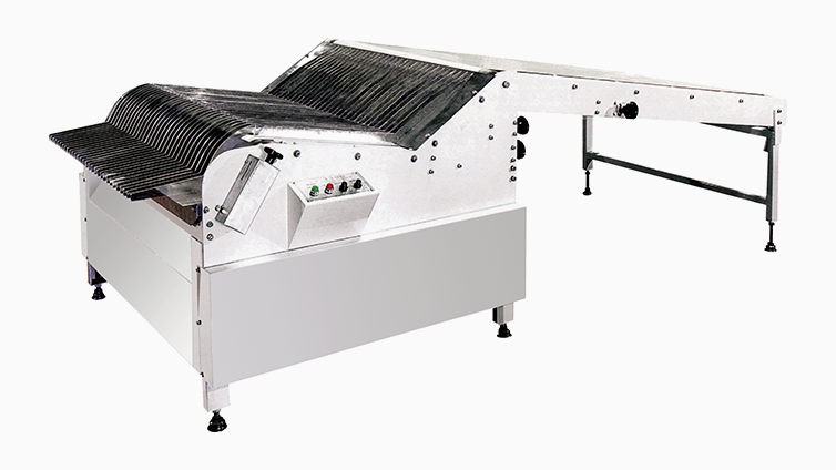 Biscuit stacking machine